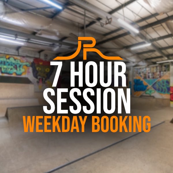 7 Hour Session (Weekday) Just Ramps Skatepark