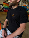 Clothing Black T Shirt Front Model Example