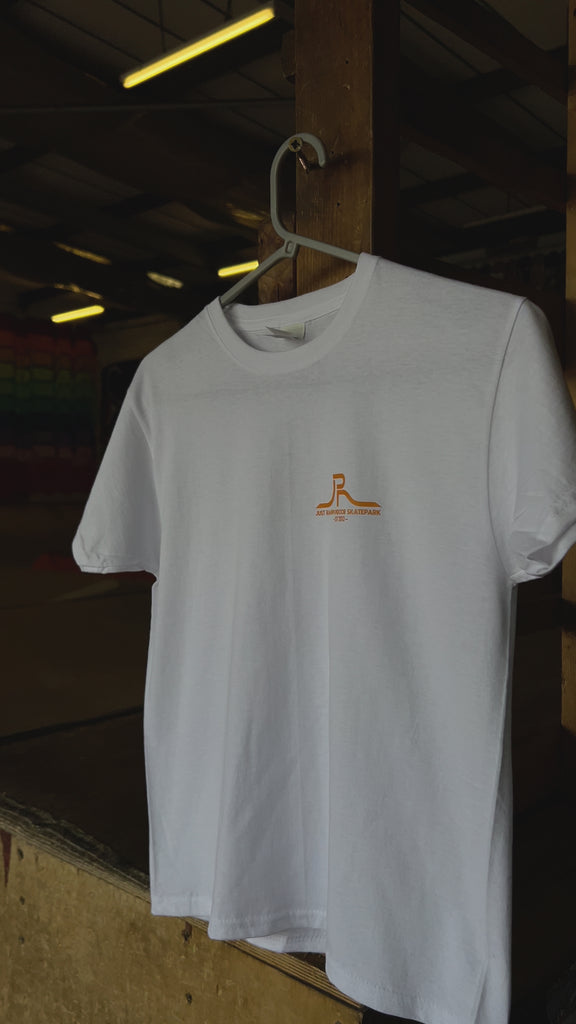 Just Ramps T Shirt White Front 