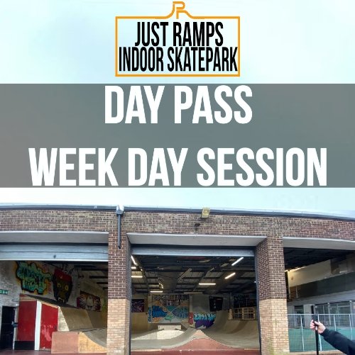 Day Pass (Weekday) Just Ramps Skatepark
