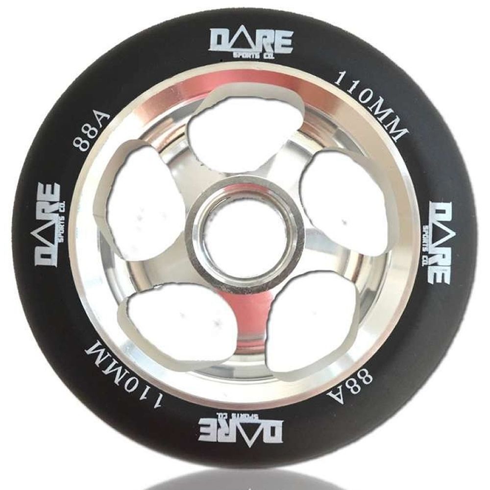 Dare Motion Scooter Wheel 110mm Black Silver Just Ramps Skatepark